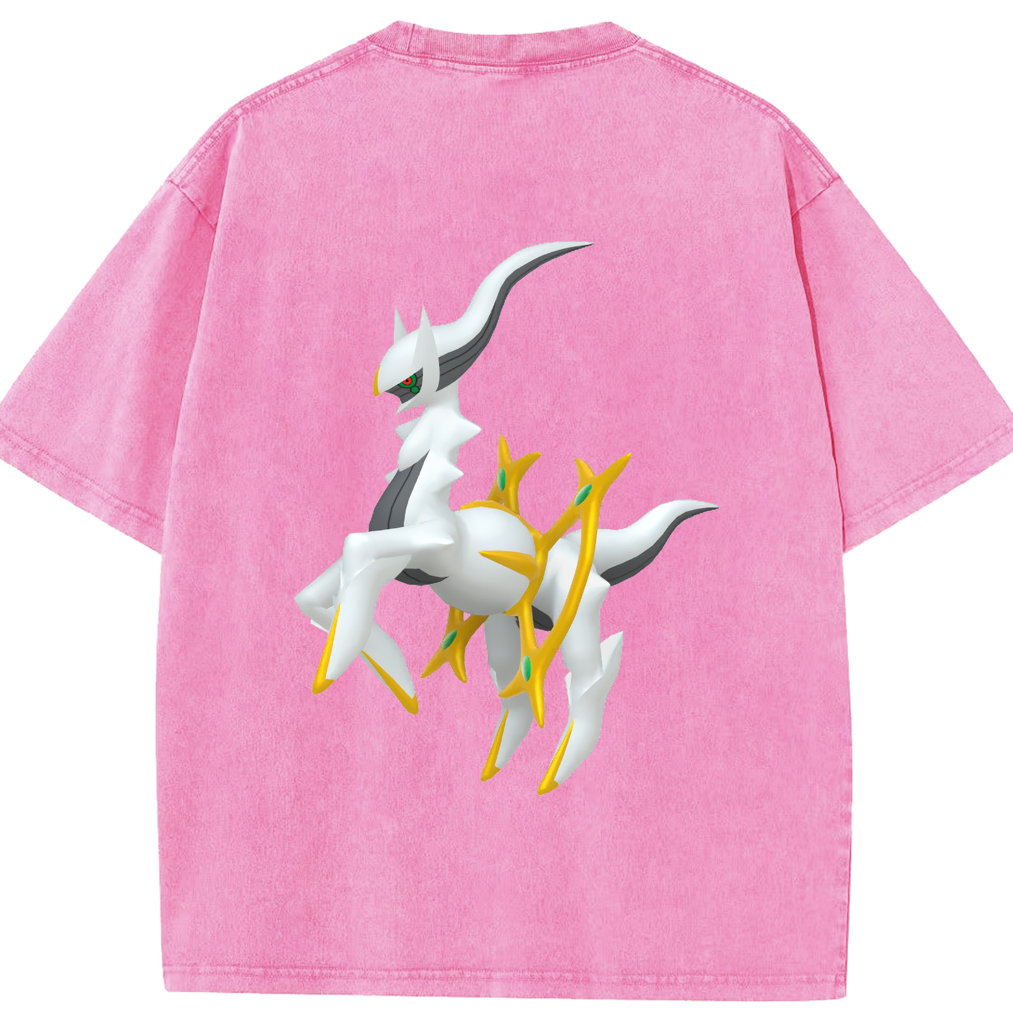 （画像用） ポケットモンスター Pokémon 綿100% ヴィンテージ風 半袖Tシャツ（背面プリント）
